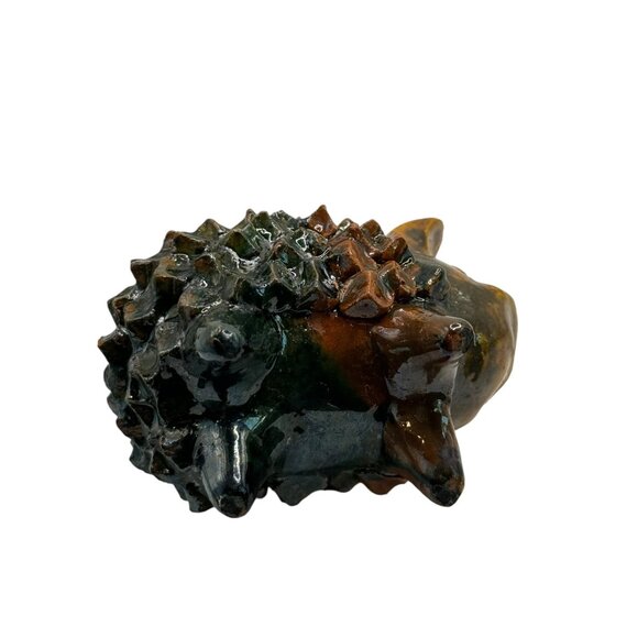 Handmade Ceramic Hedgehog Figurine. A collectible animals nature - Picture 6 of 7